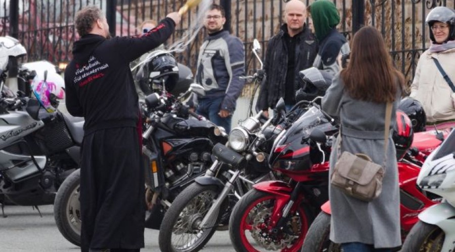 1 мая мотоциклисты Заречного открыли новый мотосезон