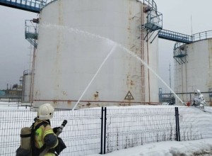 В Баженово прошли учения пожарных