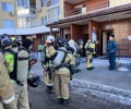 Пожарные состязались, кто быстрее добежит до 18-го этажа