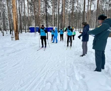 В Заречном состоялись лыжные гонки среди команд 59 пожарно-спасательного отряда