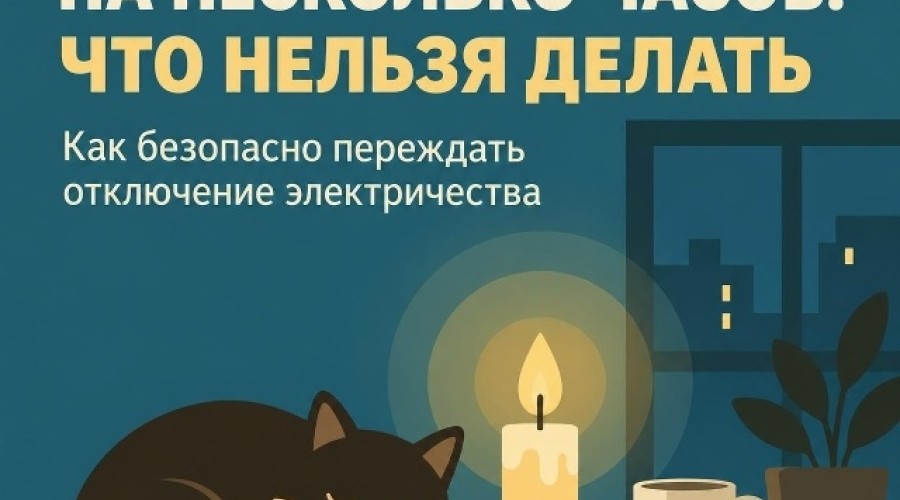 Пожарные Заречного рассказали, как безопасно пережить отключение света