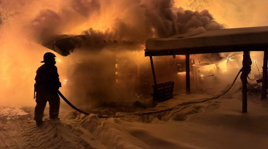 В ночь на 23 января в деревне Боярка под Заречным произошёл пожар в конюшне «Добрая лошадь»