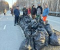 43 мешка мусора собрали зареченские активисты на берегу Белоярского водохранилища
