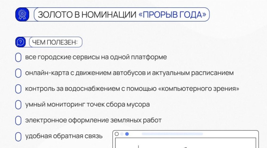 ЗАРЕЧНЫЙ ПОЛУЧИЛ ЗОЛОТУЮ НАГРАДУ за внедрение умных технологий!