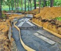 В Заречном продолжаются работы по благоустройству пешеходной зоны на улице Курчатова