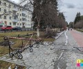 В сквере Победы разобрали скамейки, не переживайте, это временно