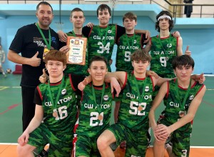 Баскетболисты СШ Атом отметили Новый год медалями