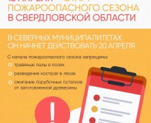 В Свердловской области объявлено начало пожароопасного сезона