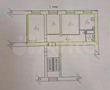 Продаётся 3-х комнатная квартира в д. Курманка