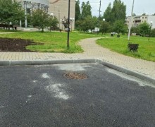 На улице Ленинградской в Заречном завершено асфальтирование у домов 24А и 24Б