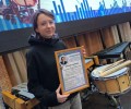 Юная зареченская барабанщица, воспитанница ДМШ стала призёром музыкального конкурса Башкортостана
