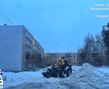 Продолжается уборка ул