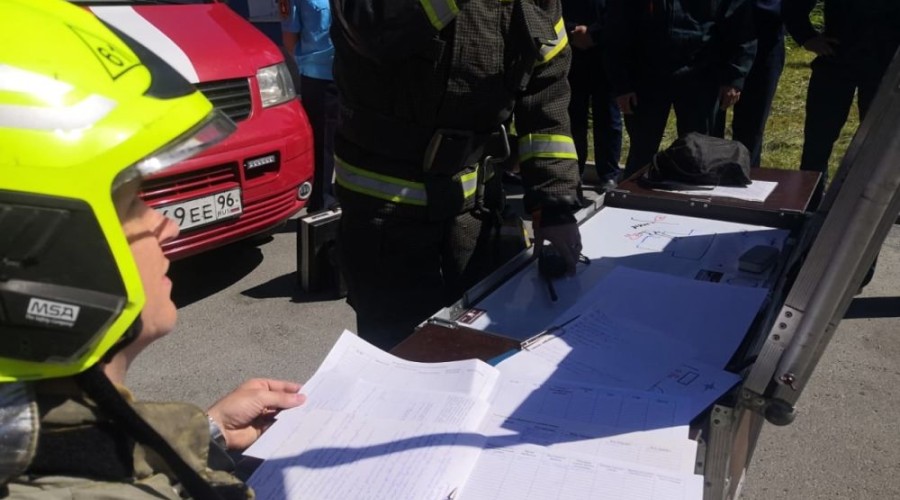 На территории ПК Контур прошли большие пожарно-тактические учения по тушению пожаров в промышленных организациях