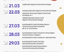 Весь март колледжи Свердловской области будут проводить дни открытых дверей