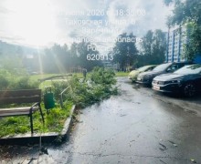 Последствия непогоды в Заречном устраняют оперативно