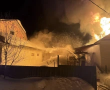 Сегодня ночью в Боярке сгорел частный дом
