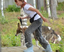 В субботу, 16 августа, под Асбестом прошла Гонка героев, в которой участвовали команды человек и собака