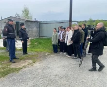 Ученики Белоярской СОШ №1 побывали с экскурсией на штраф-стоянке ГИБДД