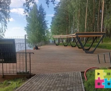 Наслаждаемся тёплыми летними вечерами и гуляем по строящейся экотпропе