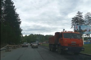 Ремонт участка улицы Октябрьской от автовокзала до военкомата
