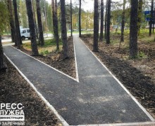 Для удобства жителей в Заречном в сентябре—октябре проведены работы по благоустройству пешеходных дорожек, традиционно используемых горожанами