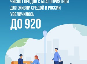 В России стало больше городов с благоприятной для жизни средой!