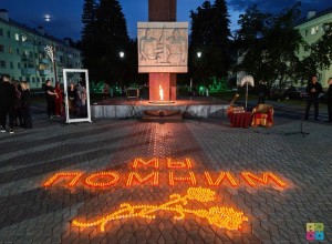 В Заречном состоялась акция «Свеча памяти»