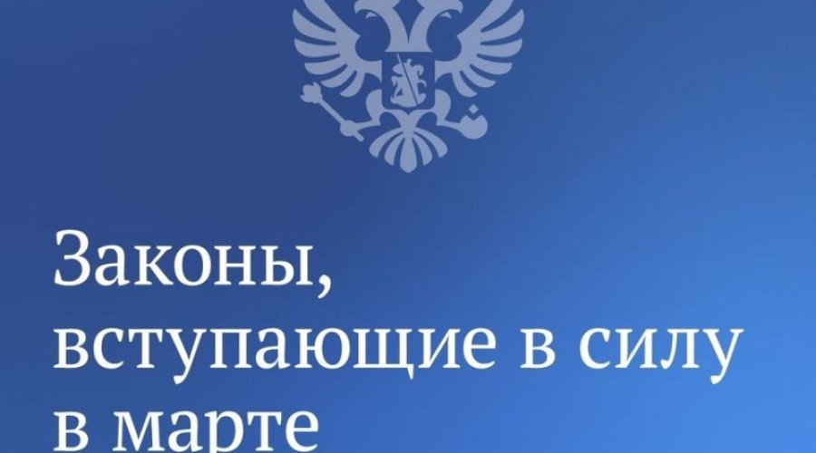 Вячеслав Володин рассказал о законах, вступающие в силу в марте