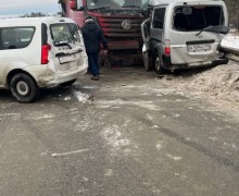 На выезде на бетонку произошло ДТП