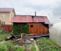 В Мезенском при пожаре пострадала частная баня