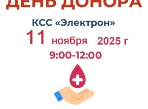 11 ноября в Заречном пройдет День донора