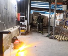 На территории ПК Контур прошли большие пожарно-тактические учения по тушению пожаров в промышленных организациях