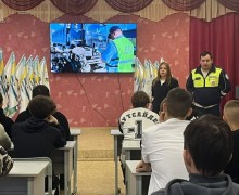 Студенты Белоярского многопрофильного техникума услышали важный призыв: соблюдайте правила дорожного движения!