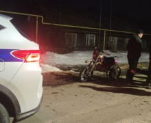 В Белоярском районе задержан 14-летний водитель питбайка
