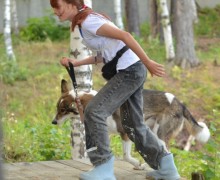 В субботу, 16 августа, под Асбестом прошла Гонка героев, в которой участвовали команды человек и собака