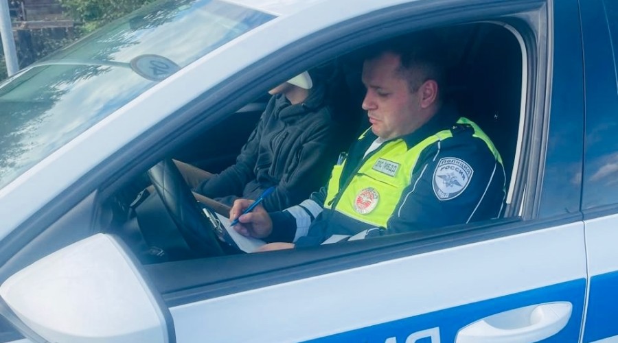 В субботу, 30 августа, инспекторы ДПС поймали несовершеннолетнего водителя без прав