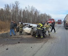 Вчера на трассе Екатеринбург-Тюмень между Белоярским и Богдановичем в ДТП погибли 2 человека