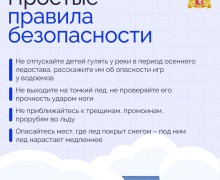 Поздней осенью, с наступлением заморозков, необходимо помнить — тонкий лёд на водоемах крайне опасен!
