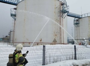 В Баженово прошли учения пожарных