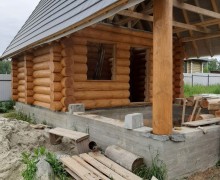 Шлифовка и покраска срубов, изготовление мебели и детских комплексов