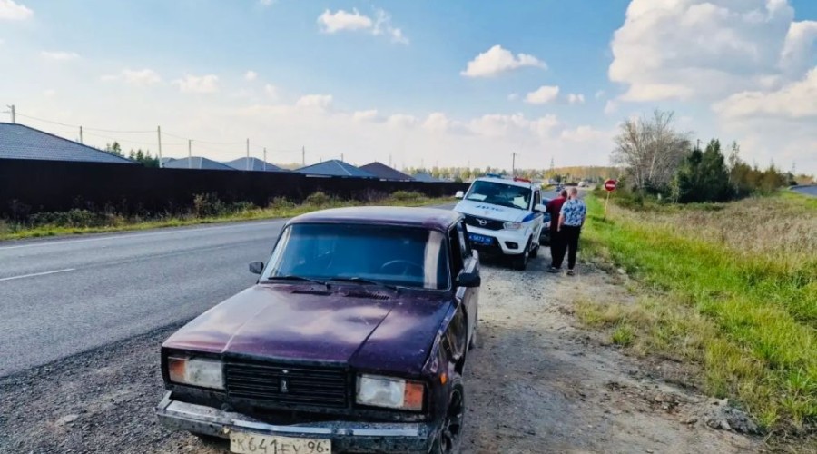 Госавтоинспекция Белоярского района отстранила 16-летнего водителя от управления «ВАЗ-2107»