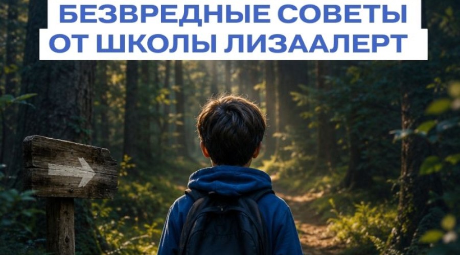 Правила безопасности для детей в летний период от поисково-спасательного отряда «ЛизаАлерт»