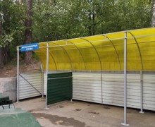 Управляющая компания ДЕЗ обновляет контейнерный площадки, которые находятся под их управлением