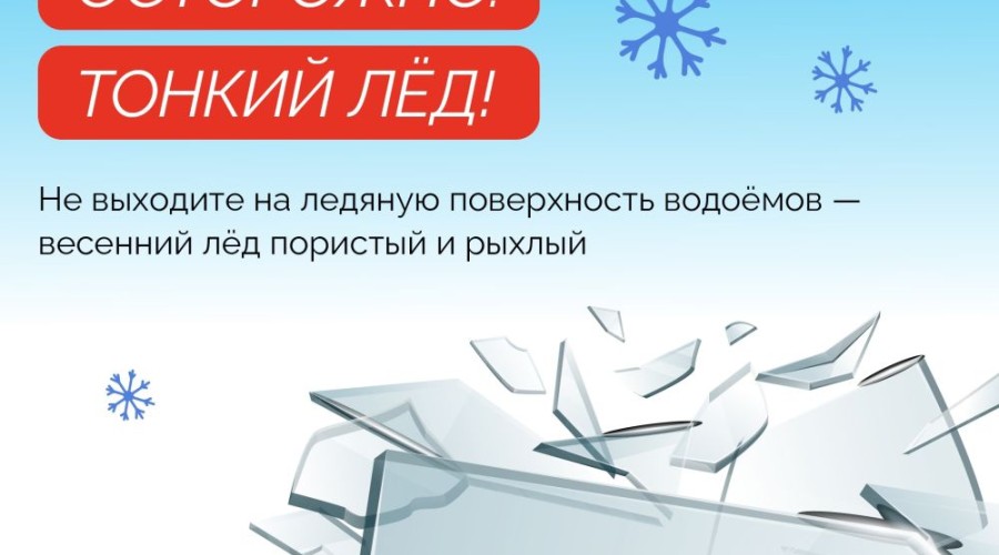 Осторожно, тает лёд!