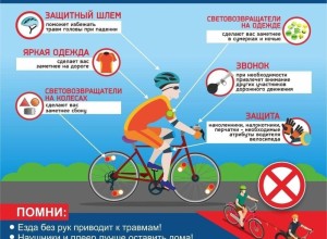 Госавтоинспекция призывает велосипедистов внимательно изучить и строго соблюдать Правила дорожного движения (глава 24)