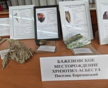 Атомклассу школы №1 передали уникальную коллекцию камней, которые студенты со всей России собрали на Урале