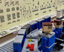 Воспитанники клуба инженерного творчества «Кубики» (город Каменск-Уральский) создали копию тренажёра блочного пункта управления БН-800