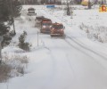 Последствия снегопада на региональных дорогах ликвидируют 238 единиц техники