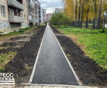 Для удобства жителей в Заречном в сентябре—октябре проведены работы по благоустройству пешеходных дорожек, традиционно используемых горожанами