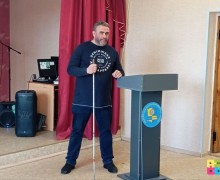 Вчера, 23 апреля, в Белоярский много профильный техникум приехали необычные гости - представители АНО Белая трость рассказали студентам, как развить в себе Экстабилити - дополнительные способности